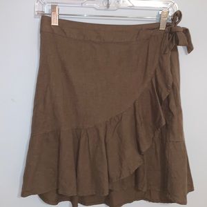 Free People Side Tie Skirt